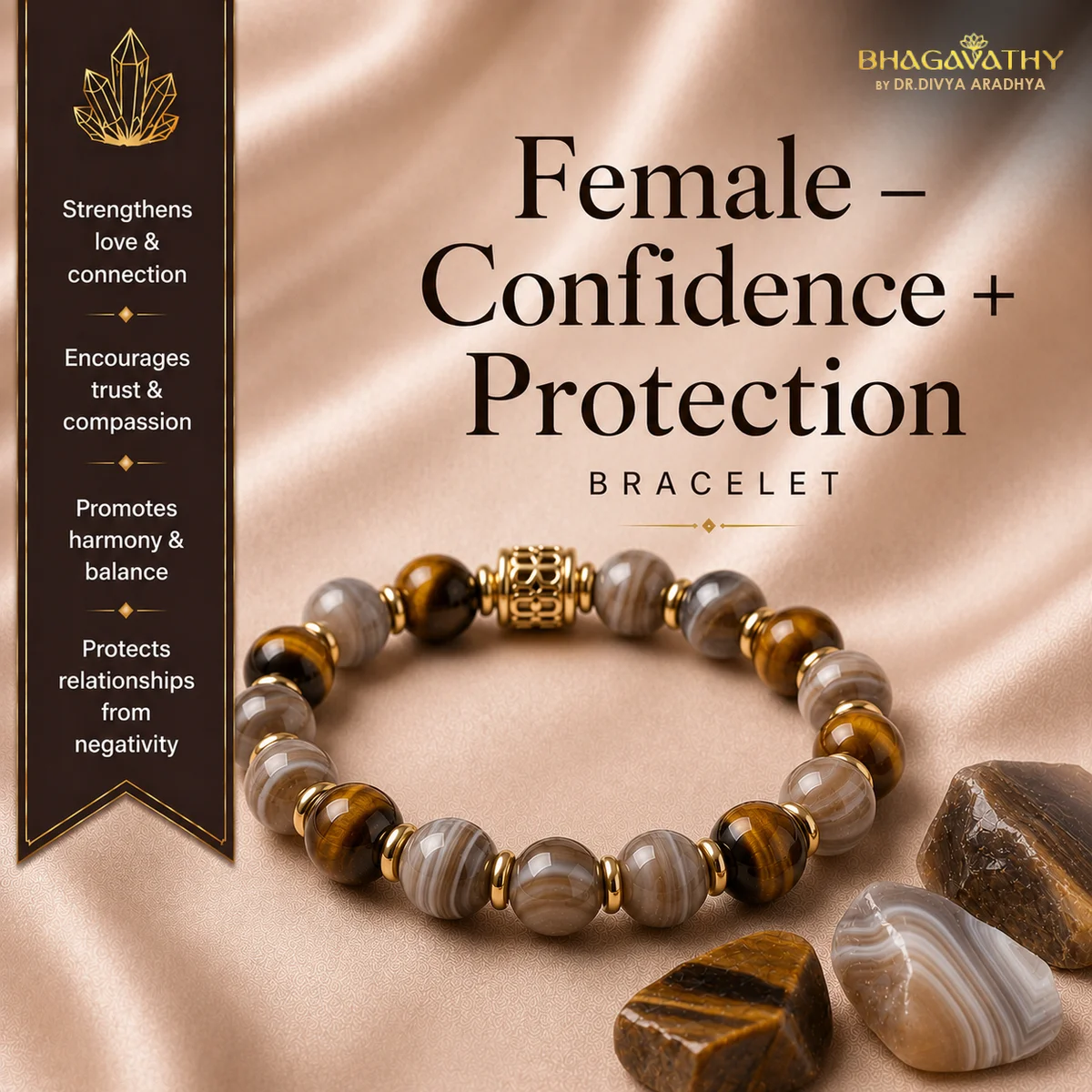 Female Confidence & Protection Bracelet